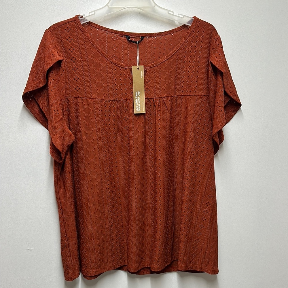 Women's Rust bloom chic Top